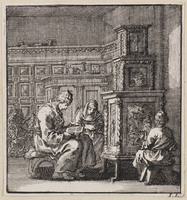 KG 05882
<br/>
De Kachel..
<br/>
<em>Luyken, Jan (1649-1712)</em>